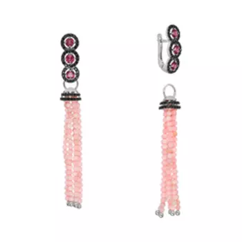 Серебряные серьги-трансформер 925 пробы