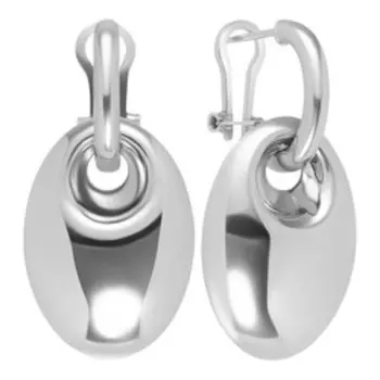 Серебряные серьги-трансформеры