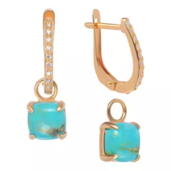 Серебряные серьги-трансформер 925 пробы