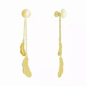 Серебряные серьги-трансформеры "Стихи и проза"