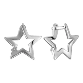 Серебряные серьги "Звезды"