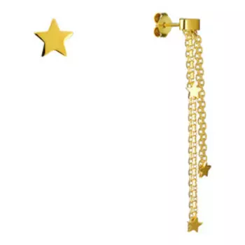 Серебряные серьги "Звезды"