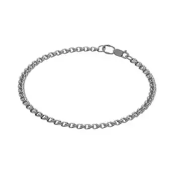 Серебряный браслет плетение "Бисмарк"