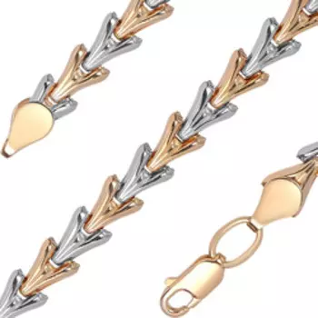 Серебряный браслет плетение "Фантазийное"