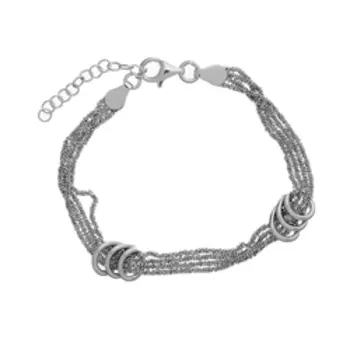 Серебряный браслет плетение "Фантазийное"