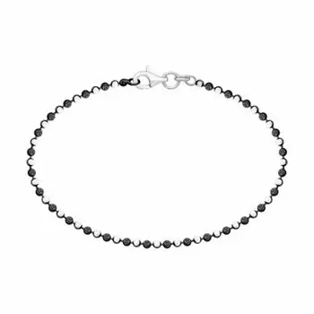 Серебряный браслет плетение "Перлина"