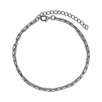 Серебряный браслет плетение "Якорное"
