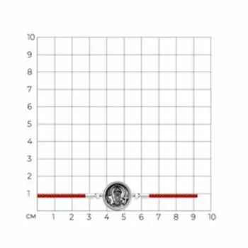 Браслет из чернёного серебра