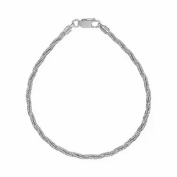 Серебряный браслет с алмазной обработкой