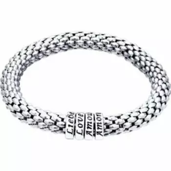 Серебряный браслет с эмалью