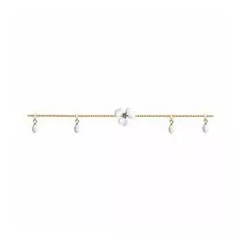 Браслет из золочёного серебра с эмалью