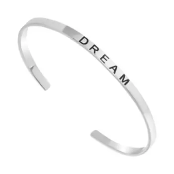 Серебряный браслет с эмалью "Мечтать"