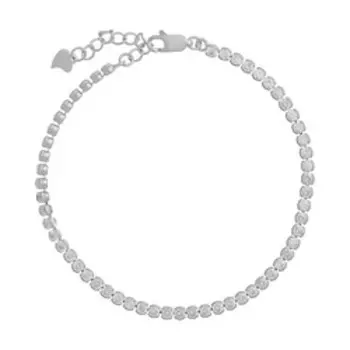 Серебряный браслет с фианитами