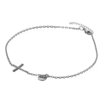 Серебряный браслет с фианитами