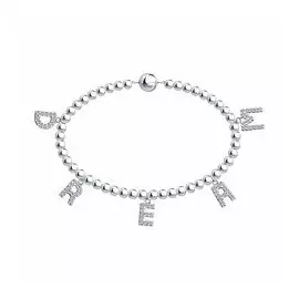 Серебряный браслет с фианитами "Dream"