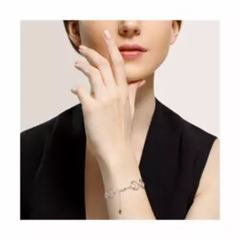 Серебряный браслет с топазами