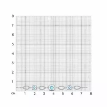 Серебряный браслет с топазами и фианитами