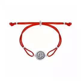 Серебряный браслет "Знак зодиака Козерог"