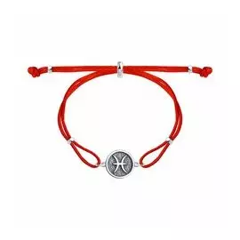 Серебряный браслет "Знак зодиака Рыбы"