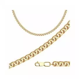 Золотая цепь плетение "Бисмарк"