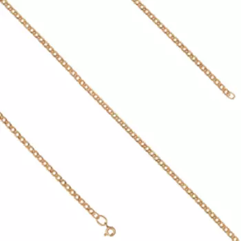 Золотая цепь плетение "Двойной ромб"