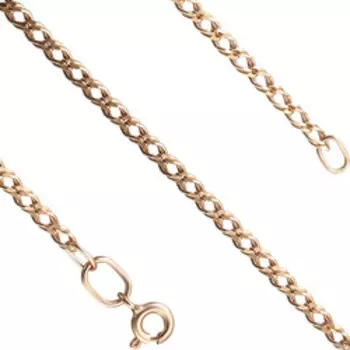 Золотая цепь плетение "Двойной ромб"