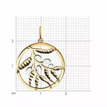 Золотая подвеска