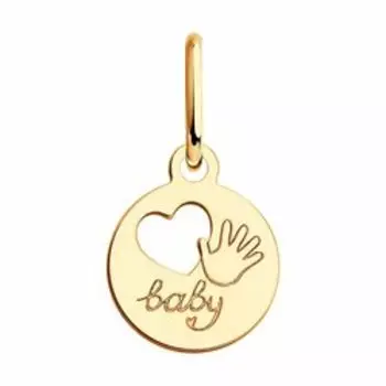 Золотая подвеска 585 пробы