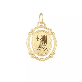 Золотая подвеска "Дева"