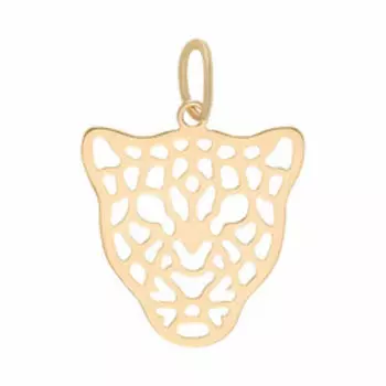 Золотая подвеска "Гепард"