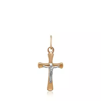 Золотая подвеска-крест