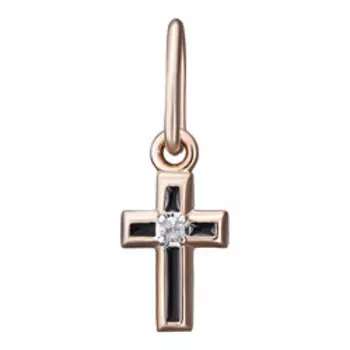 Золотая подвеска-крест 585 пробы