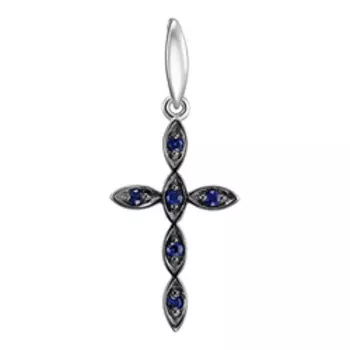 Золотая подвеска-крест 585 пробы