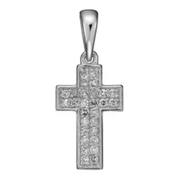 Золотая подвеска-крест 585 пробы