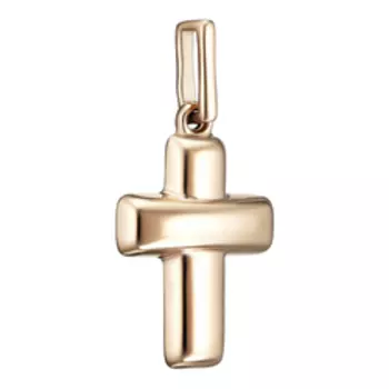 Золотая подвеска-крест 585 пробы