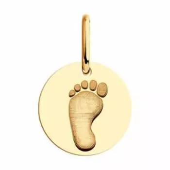 Золотая подвеска "Ножка"