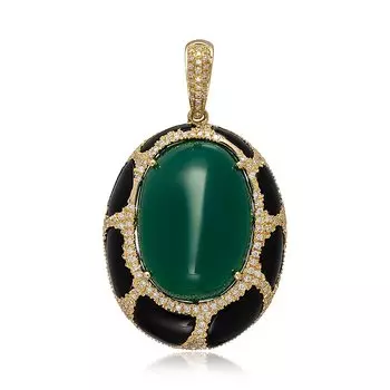 Золотая подвеска с бриллиантами