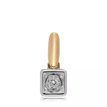 Золотая подвеска с бриллиантами