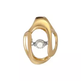 Золотая подвеска с бриллиантом