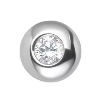 Золотая подвеска с фианитом