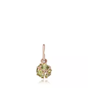 Золотая подвеска с хризолитом