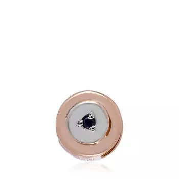 Золотая подвеска с самоцветами "Двусторонняя"