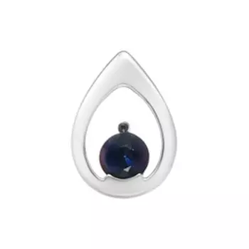 Золотая подвеска с сапфиром