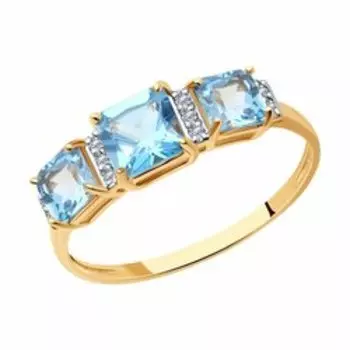 Золотое кольцо 585 пробы