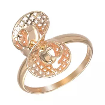 Золотое кольцо "Бант"