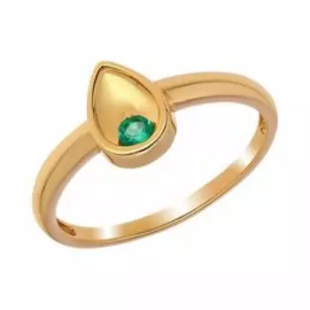 Золотое кольцо с агатом