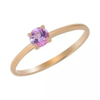Золотое кольцо с аметистом