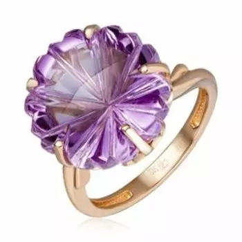 Золотое кольцо с аметистом