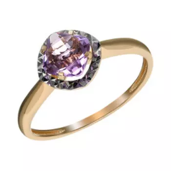 Золотое кольцо с аметистом