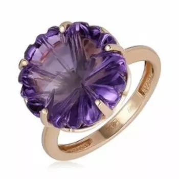 Золотое кольцо с аметистом